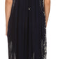 Sakkas Jaelyn Embroidered Tank Top Split Neck Broomstick Dress / Cover Up