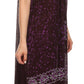 Sakkas Jaelyn Embroidered Tank Top Split Neck Broomstick Dress / Cover Up