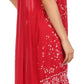 Sakkas Jaelyn Embroidered Tank Top Split Neck Broomstick Dress / Cover Up