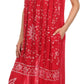 Sakkas Jaelyn Embroidered Tank Top Split Neck Broomstick Dress / Cover Up