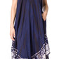 Sakkas Alexis Embroidered Long Sleeveless Floral Caftan Dress / Cover Up