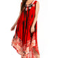 Sakkas Alexis Embroidered Long Sleeveless Floral Caftan Dress / Cover Up