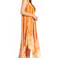 Sakkas Alexis Embroidered Long Sleeveless Floral Caftan Dress / Cover Up