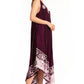 Sakkas Alexis Embroidered Long Sleeveless Floral Caftan Dress / Cover Up