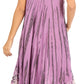 Sakkas Alexis Embroidered Long Sleeveless Floral Caftan Dress / Cover Up