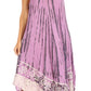 Sakkas Alexis Embroidered Long Sleeveless Floral Caftan Dress / Cover Up