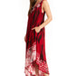 Sakkas Alexis Embroidered Long Sleeveless Floral Caftan Dress / Cover Up