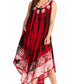 Sakkas Alexis Embroidered Long Sleeveless Floral Caftan Dress / Cover Up