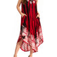Sakkas Alexis Embroidered Long Sleeveless Floral Caftan Dress / Cover Up