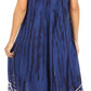 Sakkas Alexis Embroidered Long Sleeveless Floral Caftan Dress / Cover Up