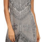 Sakkas Sudha Stonewash Embroidery Mid Length Adjustable dress