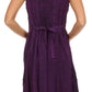 Sakkas Sudha Stonewash Embroidery Mid Length Adjustable dress