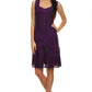 Sakkas Sudha Stonewash Embroidery Mid Length Adjustable dress