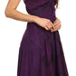 Sakkas Lacey Stonewashed Embroidered Silver Threaded Spaghetti Strap Dress