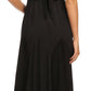 Sakkas Iris Plaid Stonewashed Rayon Embroidered Adjustable Spaghetti Straps Dress