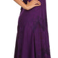 Sakkas Iris Plaid Stonewashed Rayon Embroidered Adjustable Spaghetti Straps Dress