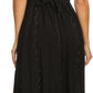 Sakkas Allie Stonewashed Embroidered Adjustable Spaghetti Straps Long Dress