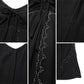 Sakkas Allie Stonewashed Embroidered Adjustable Spaghetti Straps Long Dress