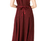Sakkas Maya Floral Embroidered Sleeveless Button Up Rayon Dress