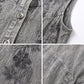 Sakkas Maya Floral Embroidered Sleeveless Button Up Rayon Dress