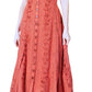 Sakkas Maya Floral Embroidered Sleeveless Button Up Rayon Dress