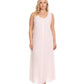 Sakkas Maya Floral Embroidered Sleeveless Button Up Rayon Dress