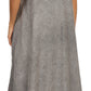 Sakkas Emma Relaxed Fit Scoop Neck Double Layered with Fringe Tank Dress