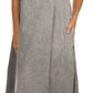 Sakkas Emma Relaxed Fit Scoop Neck Double Layered with Fringe Tank Dress