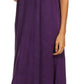 Sakkas Emma Relaxed Fit Scoop Neck Double Layered with Fringe Tank Dress