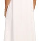 Sakkas Emma Relaxed Fit Scoop Neck Double Layered with Fringe Tank Dress