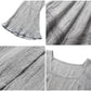Sakkas Mirabel Stonewashed Corset Style Floral Emboridery Kimono Sleeve Dress