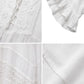 Sakkas Mirabel Stonewashed Corset Style Floral Emboridery Kimono Sleeve Dress