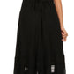 Sakkas Zendaya Stonewashed Rayon Embroidered Floral Vine Sleeveless V-neck Dress