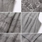 Sakkas Zendaya Stonewashed Rayon Embroidered Floral Vine Sleeveless V-neck Dress