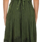 Sakkas Jammeh Stonewashed Embroidery Rayon Adjustable Spaghetti Straps Dress