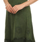 Sakkas Jammeh Stonewashed Embroidery Rayon Adjustable Spaghetti Straps Dress
