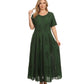 Sakkas Hailey Cap Sleeve Caftan Long Embroidered Stonewashed Dress