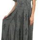 Sakkas Hailey Cap Sleeve Caftan Long Embroidered Stonewashed Dress