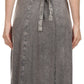 Sakkas Aisley Floral Embroidered Sleeveless Adjustable Strap Button Up Dress