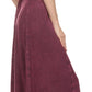 Sakkas Aisley Floral Embroidered Sleeveless Adjustable Strap Button Up Dress