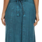 Sakkas Aisley Floral Embroidered Sleeveless Adjustable Strap Button Up Dress