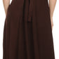 Sakkas Stella Long Tank Top Adjustable Caftan Corset Dress With Embroidery
