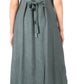 Sakkas Stella Long Tank Top Adjustable Caftan Corset Dress With Embroidery