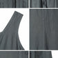 Sakkas Stella Long Tank Top Adjustable Caftan Corset Dress With Embroidery
