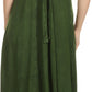 Sakkas Stella Long Tank Top Adjustable Caftan Corset Dress With Embroidery