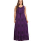 Sakkas Stella Long Tank Top Adjustable Caftan Corset Dress With Embroidery