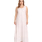 Sakkas Stella Long Tank Top Adjustable Caftan Corset Dress With Embroidery