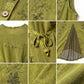 Sakkas Beverlee Embroidered Button Down Sleeveless Caftan Dress