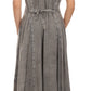 Sakkas Beverlee Embroidered Button Down Sleeveless Caftan Dress