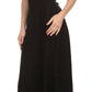 Sakkas Dannee Adjustable Cap Sleeve Caftan Long Embroidered Stonewashed Dress